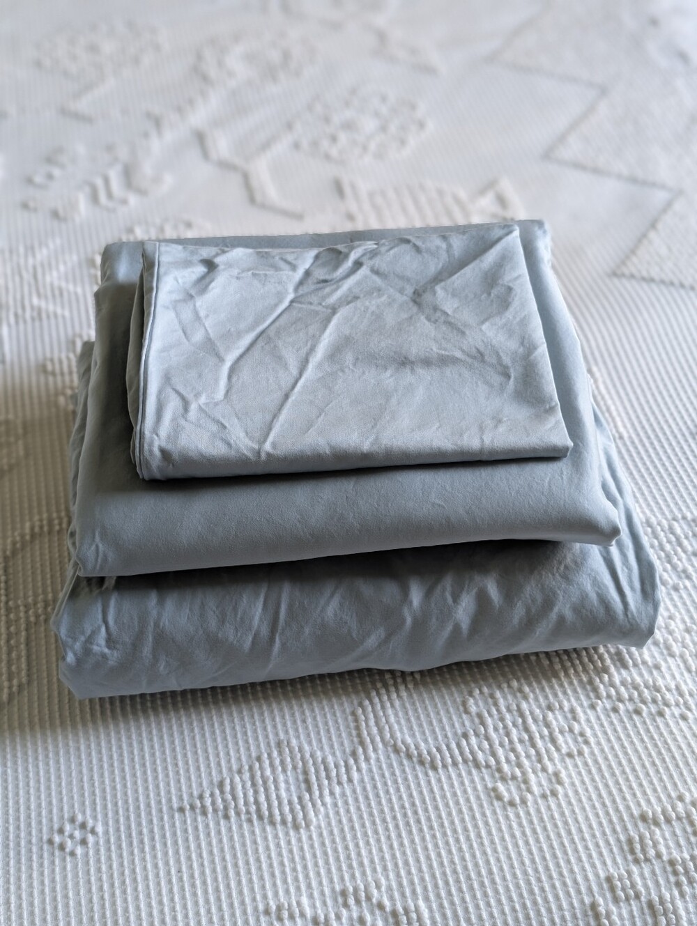 Simple Vera Vera Wang Kohl's Baby Blue 800 Thread Count Cotton Queen Sheets Set